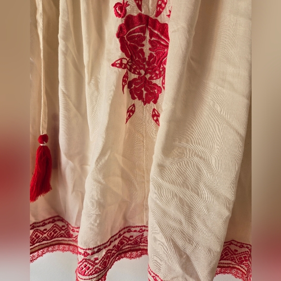 Love Sam Cold Shoulder Peasant Blouse Size Small - Picture 9 of 12